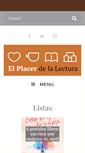 Mobile Screenshot of elplacerdelalectura.com